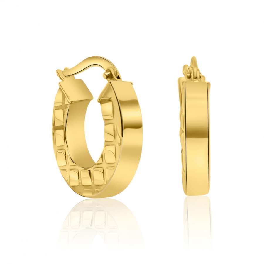 18 Yellow Gold Earrings