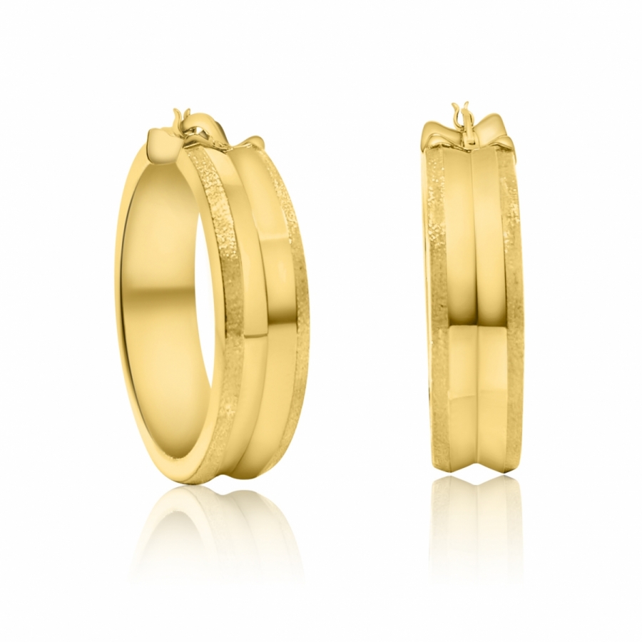 18 Yellow Gold Earrings