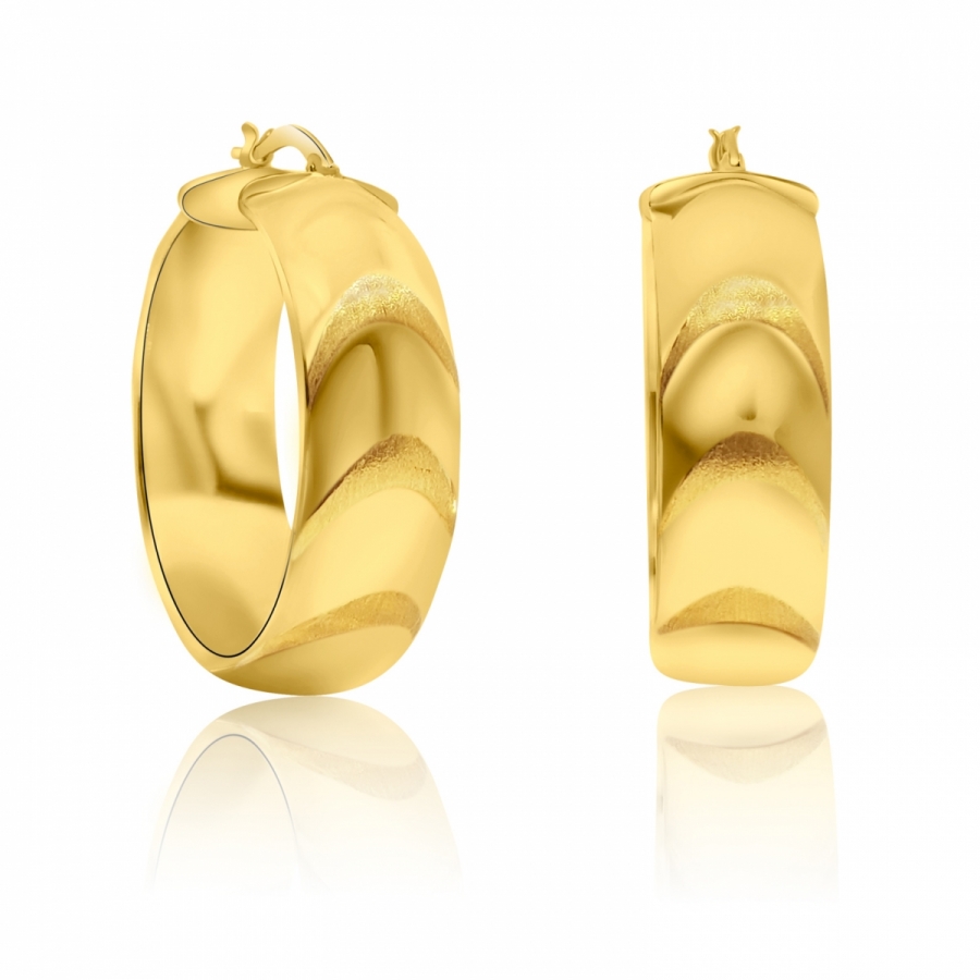 18 Yellow Gold Earrings