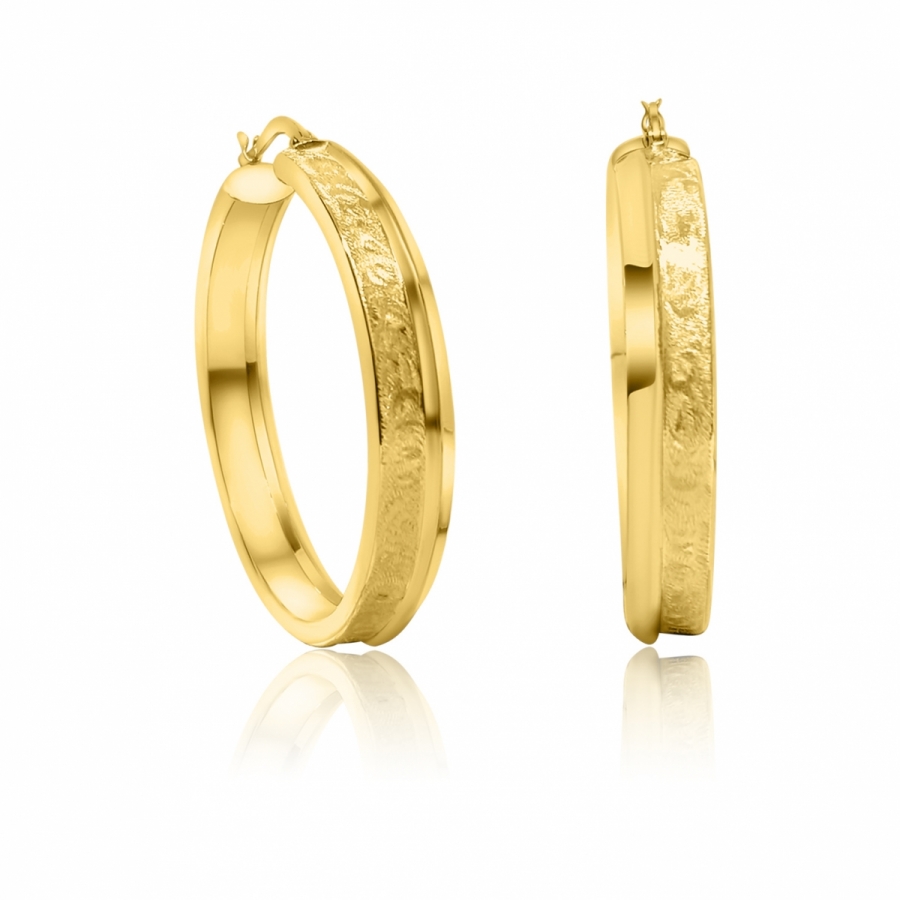 18 Yellow Gold Earrings