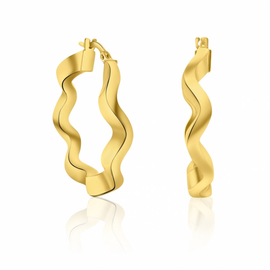 18K Yellow Gold Earrings