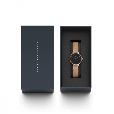 Daniel Wellington - Classic Petite Merlose black e Rose Gold 28 mm